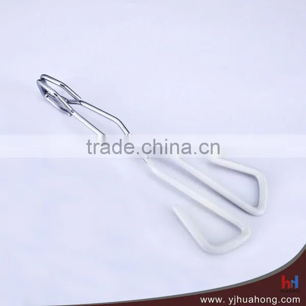 PVC Coating Handle Scissor Tongs,BBQ Tongs HFT-WS04