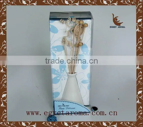 Family Decorative With Rattan Sticks Ceramic Aroma Diffuser photo-2