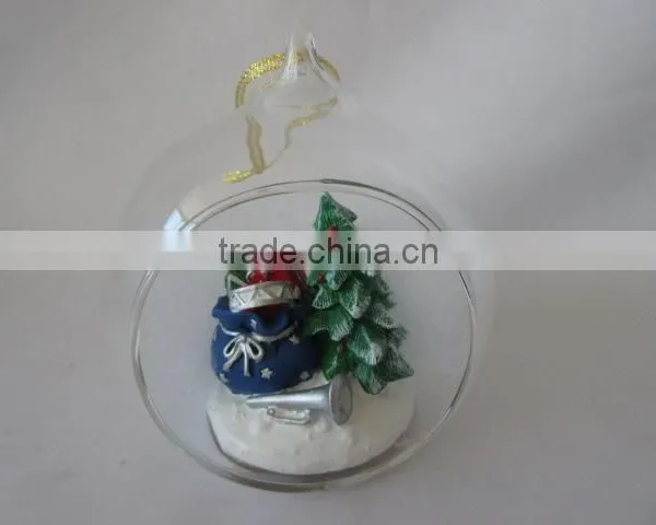 Crystal Balls Dollarma One Dollar Cheapest XMS Christamas Bear Deer Santa SnowFlake Glass 156044-15049 photo-2