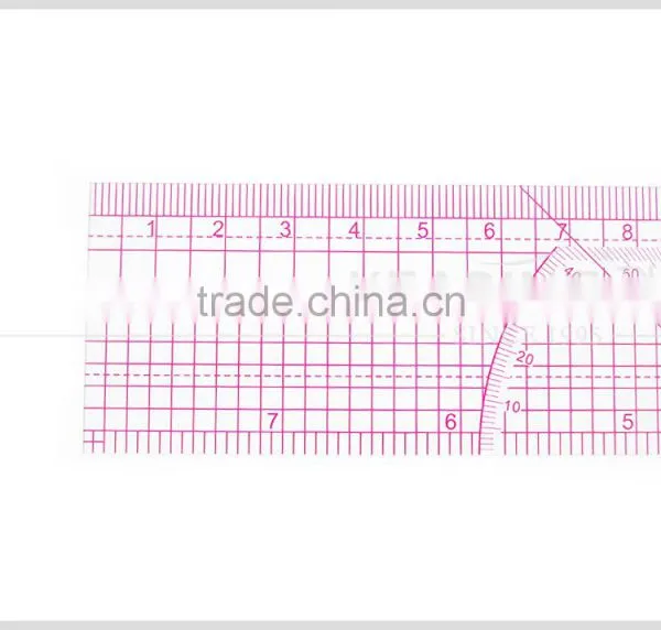 Factory Wholesale High Quality Sandwich Line Printing 1.2mm Thick 20cm&8" Clothes Making Garment Ruler #B-56 photo-2
