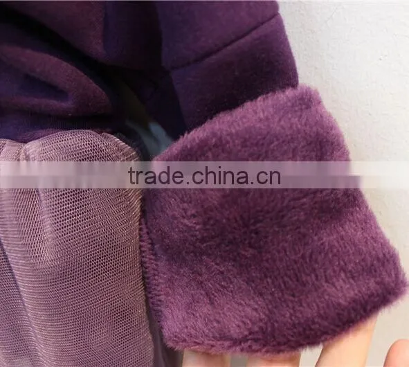 Girls Casuall Winter Dress Gauze Long Sleeve Fashion Kid Dresses Letter Tutu Dress photo-3