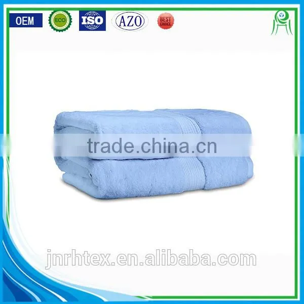 Quality Texitile Custom Own Design Solid Color Plain Cotton Towel Bath photo-3
