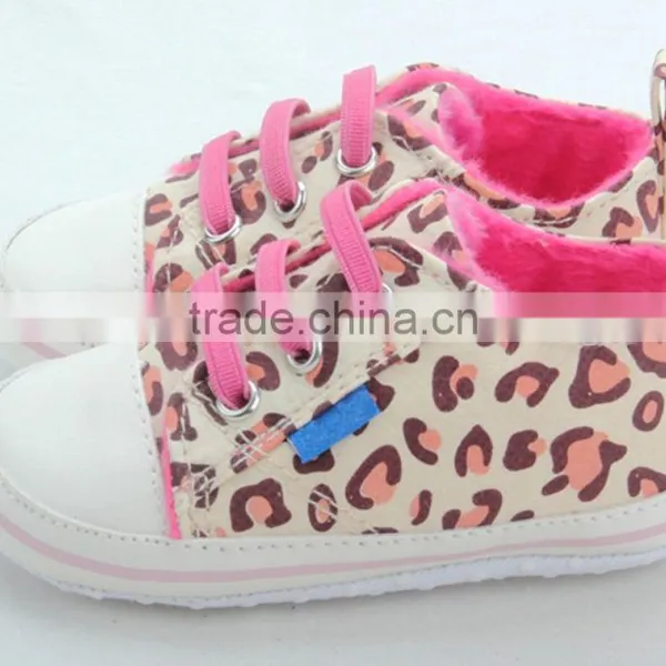 New Famous Brand First Walkers Baby Shoes Newborn Leopard Print Canvas Infant Shoes photo-5