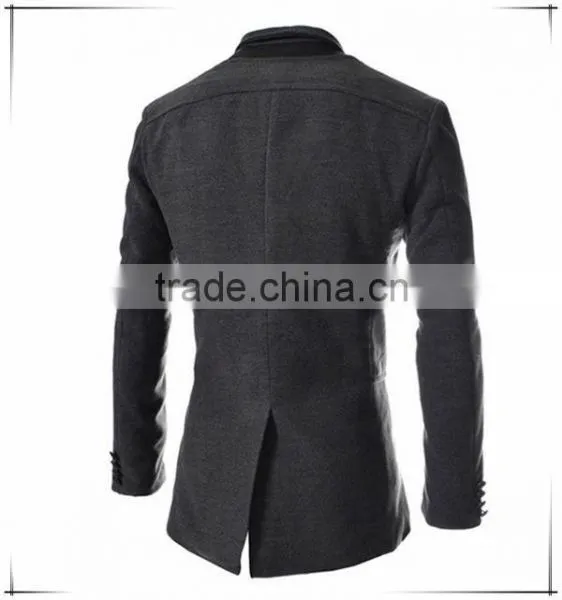 2016 Winter New Design Military Wool Trench Coat photo-4