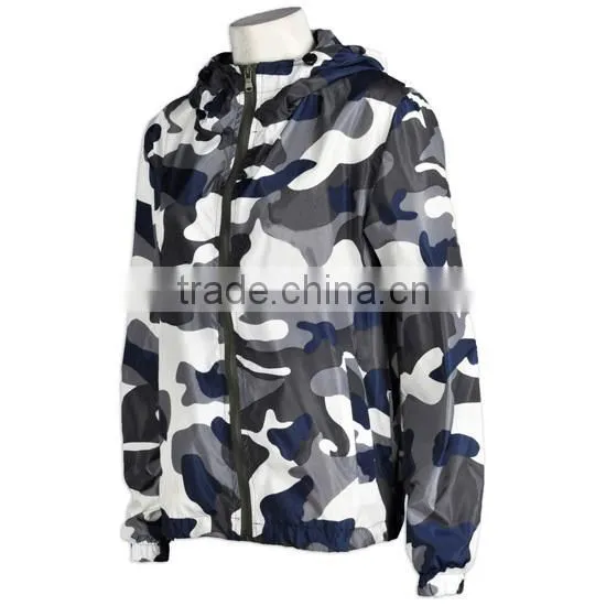 Oem Fashion High Quality Full Printing Men Jacket Wholesale Camo Hoodie Sweatshirt photo-2