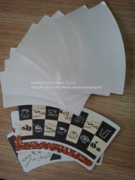Single Side Coated Cup Fan/Base Paper/Fan-shape Paper photo-4