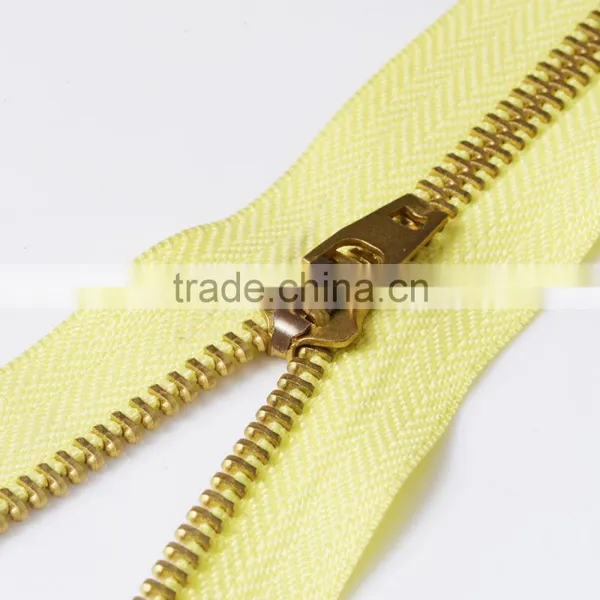 #5 C/E Brass Metal Zippers or 5# Zips photo-2