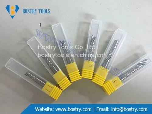 Solid Carbide Single Flute Spiral End Mill Milling Cutter Wood Plastic Cnc Router Bits Cnc Tool Bits photo-3