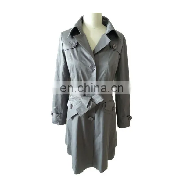New Arrival Fashionable Wholesale Professional Europe Style Ladies Trench Coat