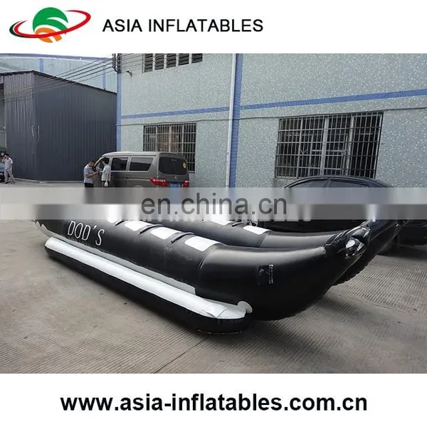 New Double Lane Customize Black Shark Banana Boat , Inflatable Banana Boat photo-5