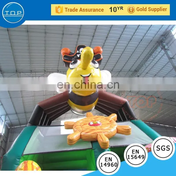 TOP INFLATABLES Multifunctional Six Flags Bouncer Inflatable Bouncer/jump Castle Water Slide photo-5