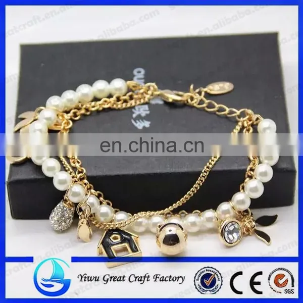 Bead and Alloy Composed Bracelet Hand Chain Wholesale photo-3