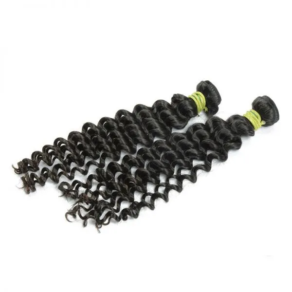 KHH Wholesale Full Cuticles Deep Wave RAW Brazilian Human Hair Weave photo-2