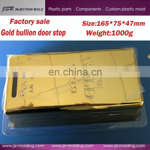 Factory Wholesales Funky Door Stop,gold Bullion Door Stop,gold Clad Bullion Bar