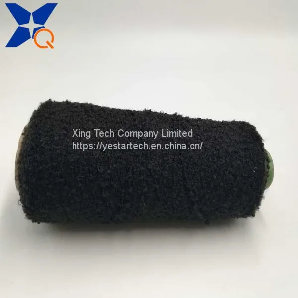 Black 300D Loop Yarn Pass Needle Detector Fancy Yarn Fashion Warmer Touchscreen Gloves in Winter photo-4