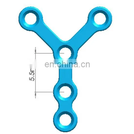 Orthopedic Implants Y-shaped Maxillofacial Plate photo-4
