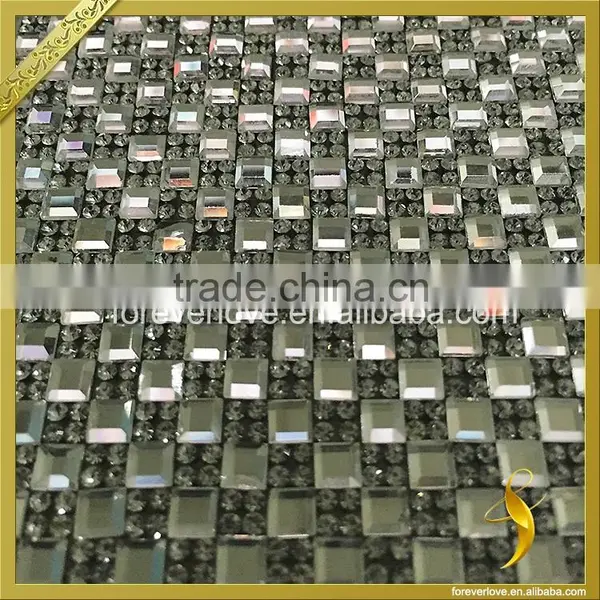 Fashion Crystal Heat Transfer Shoe Decoration Hot Fix Rhinestones Strass Mesh FRM-209 Supplier's Choice photo-3