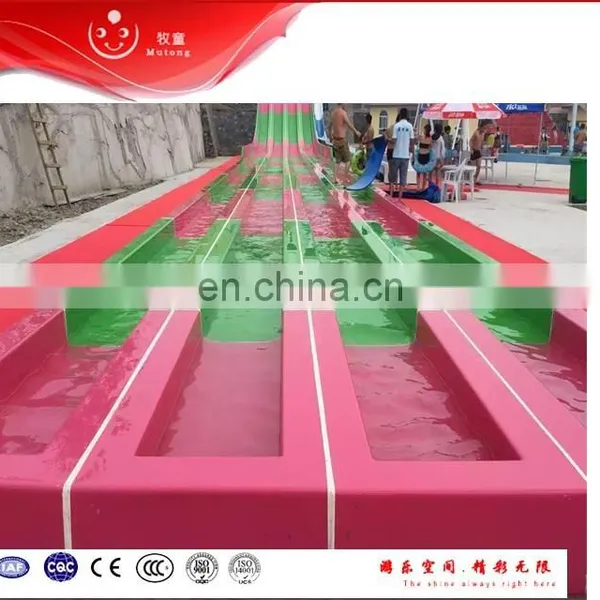 Mutong Aqua Park Rainbow Adult Waterslide Fiberglass Slide for Swimming Pool photo-2