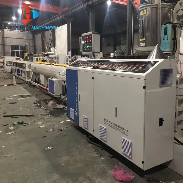 Three Layers PPR Pipe Making Machine PPR PE PVC Pipes Extrusion Line photo-2