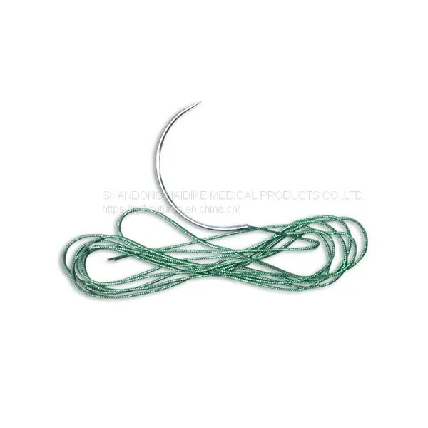 Polyester Non-Absorbable Suture With Needle _Shangdong Haidike Medical Products photo-2