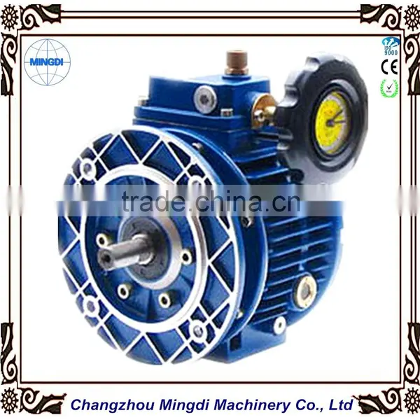 Shredder Worm Stepless Variable Speed Reducer Gear Box With Electric Motor photo-2