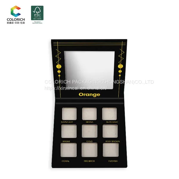 Eye Makeup Cosmetic Eyeshadow Palette Packaging Custom Private Label 24 Diy Empty Eyeshadow Palette photo-4