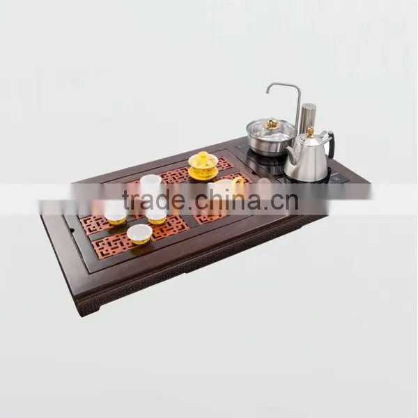 Tea Tray Set With Electric Induction Kettle and Faucet Tap Water Filter 3 in 1 Disposable Cartridge and Activated Carbon HFM