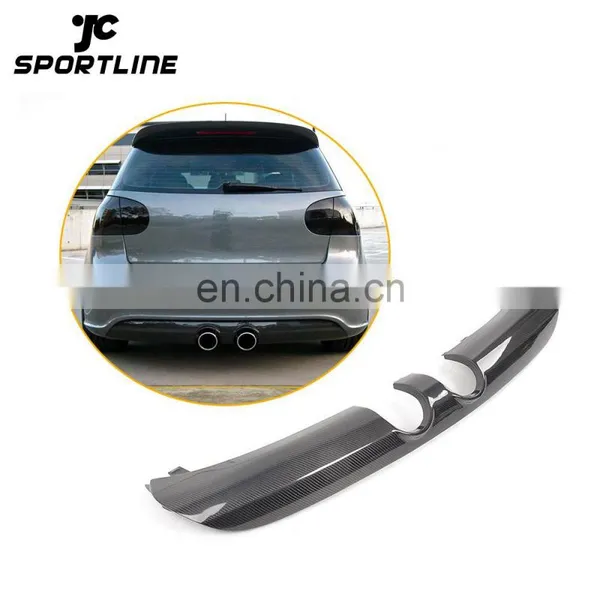 Carbon Car Rear Diffuser For VW Golf V MK5 R32 Bumper
