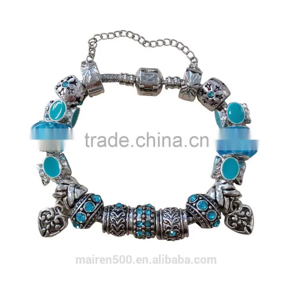 Top Quality Glass Beads Bracelets European Bead Bracelets