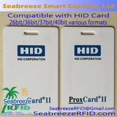 Совместим с картой HID, различными форматами 26 бит/36 бит/37 бит/40 бит