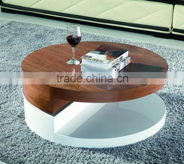 Modern Designed MDF High Gloss Double Colors Folding Coffee Table Quality Choice photo-5