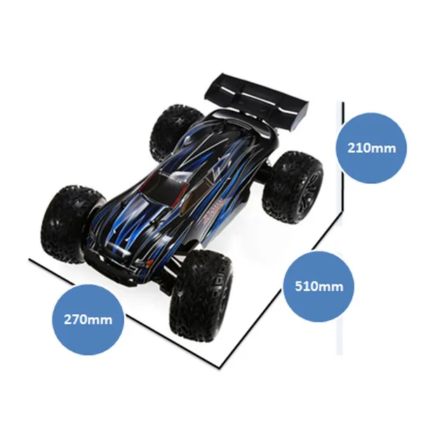 JLB Racing Cheetah 21101 Rc Car, 1/10 4WD Remote Control Car Truck RTR 80km/h With 120A ESC 3670 2500KV Brushless Waterproof Motor Wheelie Function photo-4