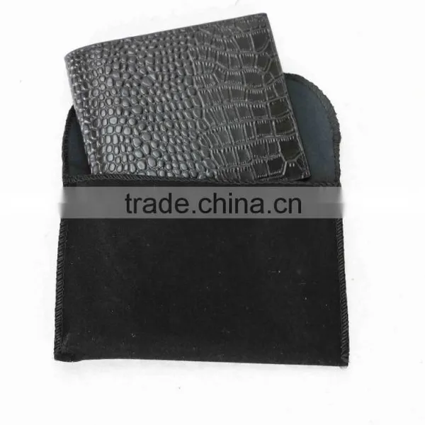 High Quality Custom Wholesale RFID Genuine Crocodile Pattern Cow Leather Small Wallet for Men photo-3