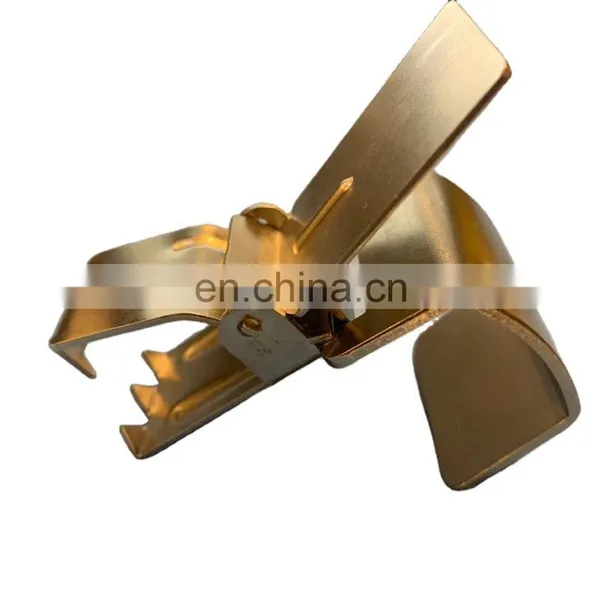 Professional Custom Precision Metal Stamping Zinc Plating Metal Carpet Clips photo-4