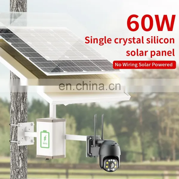 HD 5MP 5X ZOOM Security IP Camera Wireless 3G 4G SIM Card Outdoor PTZ CCTV Surveillance Cam 60W 30AH Battery Solar Panel CamHi photo-3