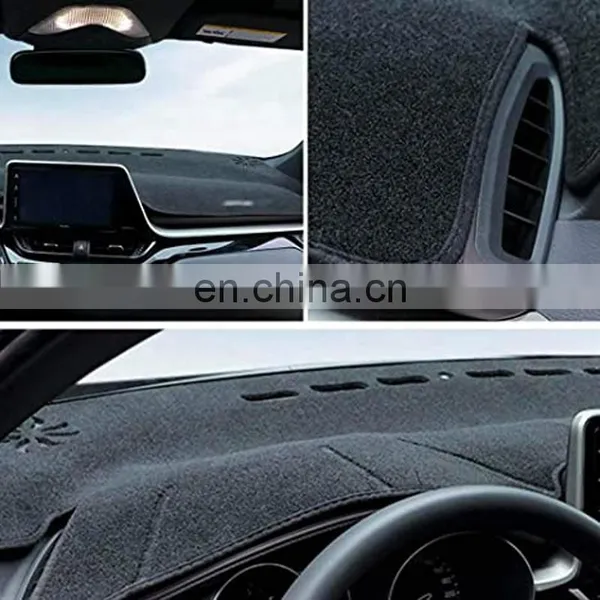 Multifunctional Auto Accessories Left RIght Hand Leather Car Dashboard Mat Cover Carpet for Toyota CHR 2017 2018 2019 2020 photo-3