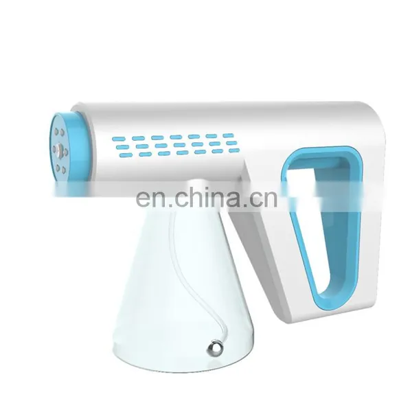 Portable Wireless Nano Sprayer Disinfecting Electric Sanitizer Sprayer Blue Light Atomize Spray Gun