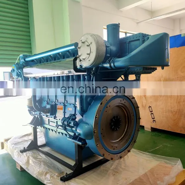 High Quality Weichai X6170ZC480-2 Marine Engine 480HP/1200RPM Diesel Engine photo-3