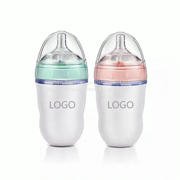 Food Grade Silicone Baby Drinking Feeding Milk Silicone Baby Bottle 3 Buyers photo-2