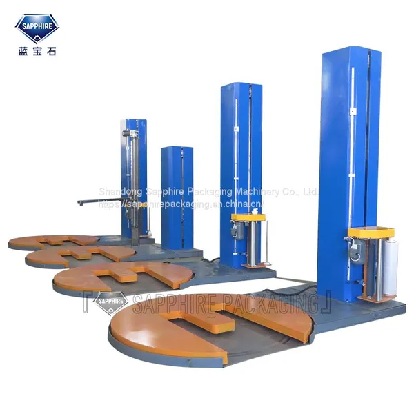 M Type Pallet Wrapper Machine Stretch Film Machine Can Load 500kg Pallet Wrapping Machine photo-4