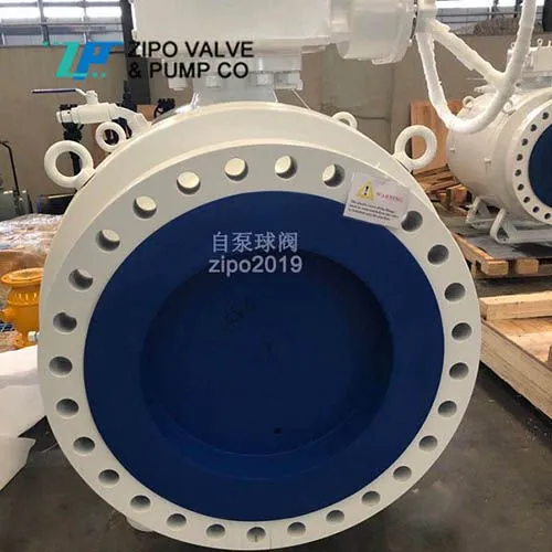API6D Pipeline Flange End Forged Steel Fully Welded Trunnion Ball Valve photo-4