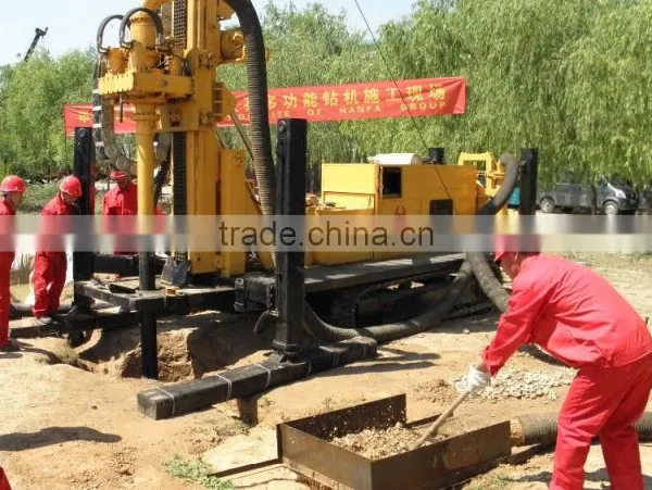 Big Hole Piling Machine on Rocks photo-2