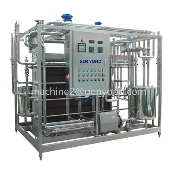 New Factory Small Plate Pasteurizer Milk, Beverage, Tea, Liquid Plate Pasteurizer Machine photo-4