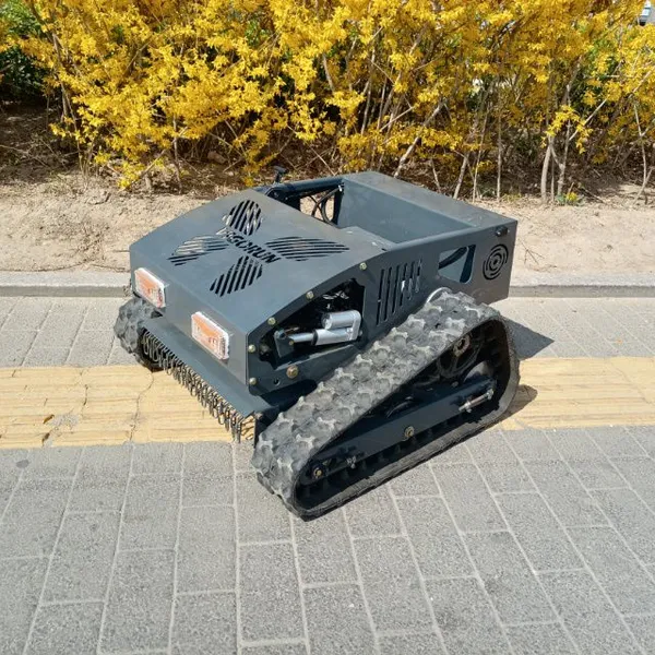 Cutting Height 1-15 cm Adjustable Blade Height by Remote Control Remote Track Mower Radio Controlled Lawn Mower photo-5