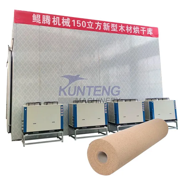 Industrial Paper Tube Cork Plywood Drying Machine Elm And Fir Drying Kiln EPC