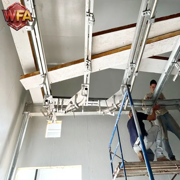 Compact Hog Stunning Equipment With Pig Restrainer Box and Hand-Held Electric Stunner Meat Rail Trolley Hook photo-5