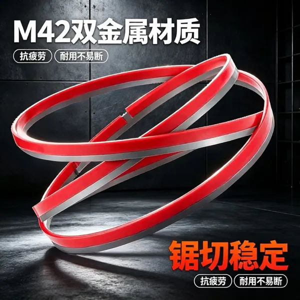 Hongshengjie 13mm Width × 1638mm Length Dual-metal Band Saw Blade – an Efficient Cutting Solution.