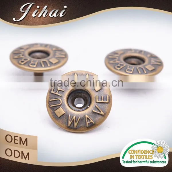 Wholesale Accessories Clothing Denim Button Metal Ring Snap Buttons photo-3