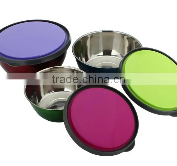Korea Kitchen Art Style Metal Stroage Box /kitchen Food Storge Box Set With Lid photo-2