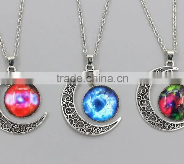 Factory Wholesale Sky Moon Time Necklace Star Cross Jewelry Quality Choice photo-3